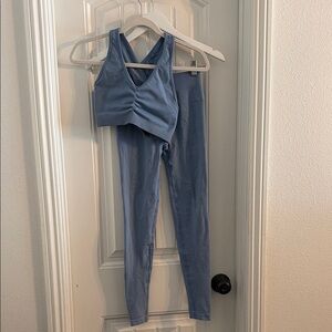 Blue Women's Activewear Set
